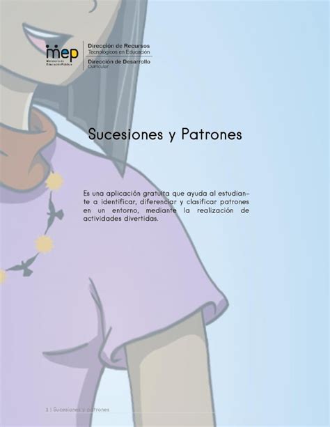 Pdf Sucesiones Y Patrones Sucesiones Iguales Observe La Sucesi N Y