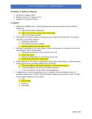 Worksheet Docx Nur Worksheet Genitourinary Worksheet