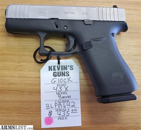 Armslist For Sale Glock 43x 9mm