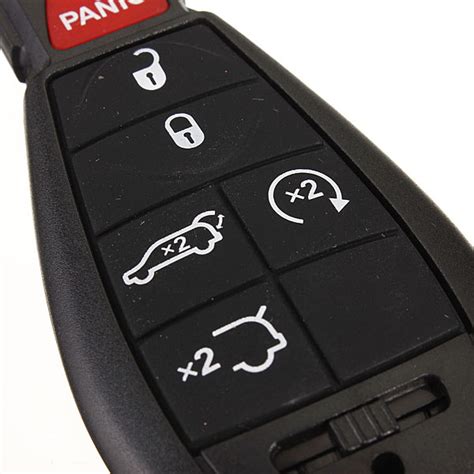 Buttons Key Remote Keyless Entry Fob Prox Uncut Blade For Fobik