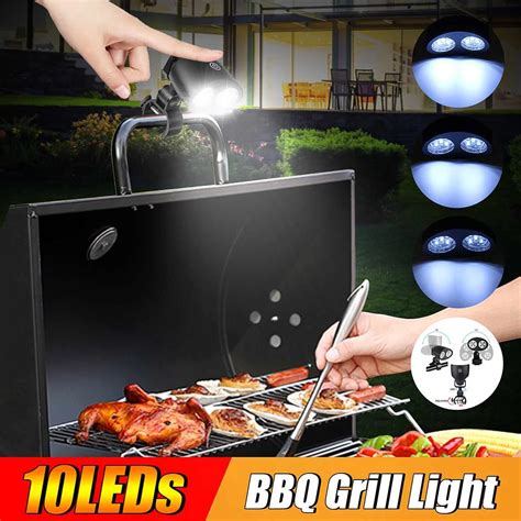 Luz Led Ajustable Para Parrilla De Barbacoa L Mpara Para Parrilla De