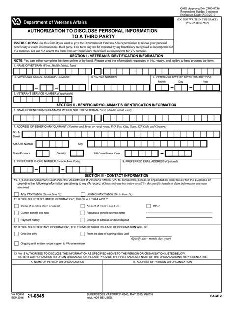 Va Form 20 0996 Fillable Printable