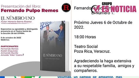 Sigue De Necio El Pulpo Remes En Promover Su Libro Chafa Noticias De