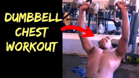 Beginners Home Chest Workout Dumbbells Only Youtube