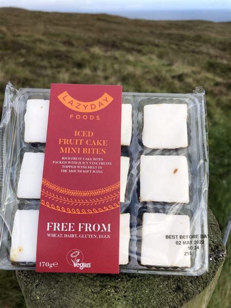 Iced Fruit Cake Mini Bites Vegan Free From Gluten Milk Egg Wheat