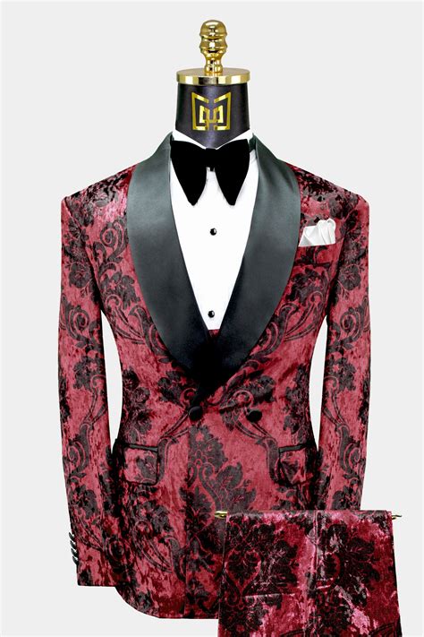 Double Breasted Burgundy Tuxedo Burgundy Tuxedo Pink Tuxedo Tuxedo