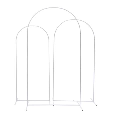 Reviews For Yiyibyus In X In White Metal Wedding Arch