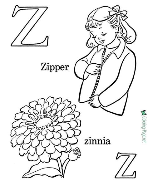 Alphabet Coloring Pages