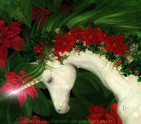 A Christmas Unicorn By Suliannh On Deviantart