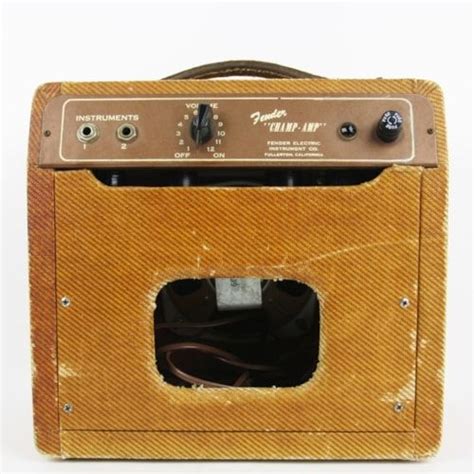 1954 Fender 5D1 Tweed Champ Tweed Amps Preamps Thunder Road