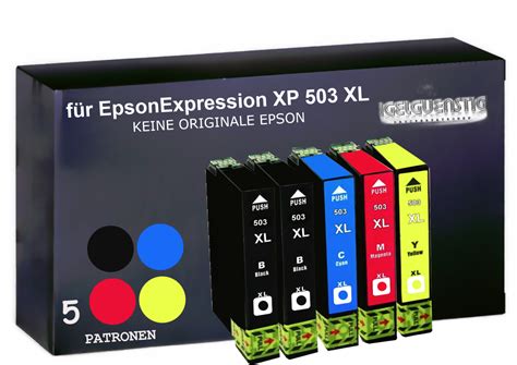 Xxl Patrone Geeignet F R Epson Xl Expression Home Xp Xp Wf