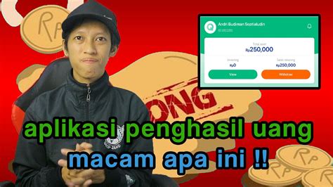 GILA DAFTAR DOANG DAPAT 250RB APLIKASI PENGHASIL UANG MACAM APA INI