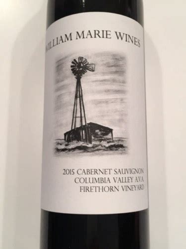 William Marie Wines Firethorn Vineyard Cabernet Sauvignon Vivino Brasil