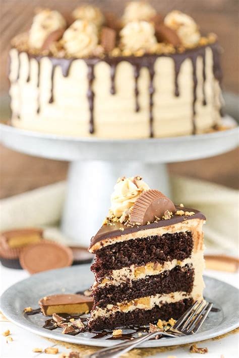 Peanut Butter Chocolate Layer Cake Life Love And Sugar