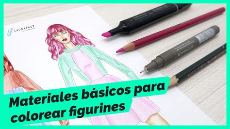 Materiales BÁSICOS para ilustración de moda Curso Figurines de moda