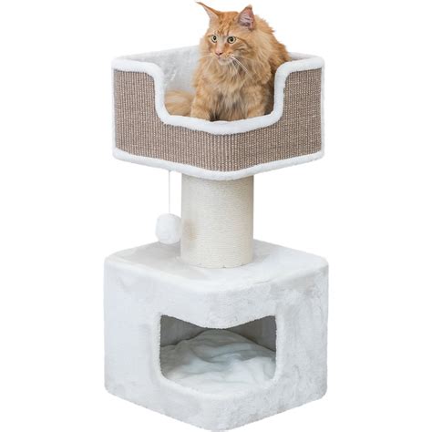 TRIXIE Ava XXL Cat Tree Thick Scratching Post Cat Condo Cozy