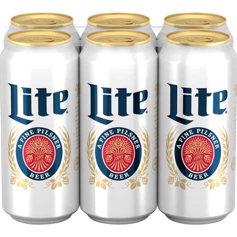 Miller Lite Lager Beer Oz Single Can Fl Oz The Fresh Grocer