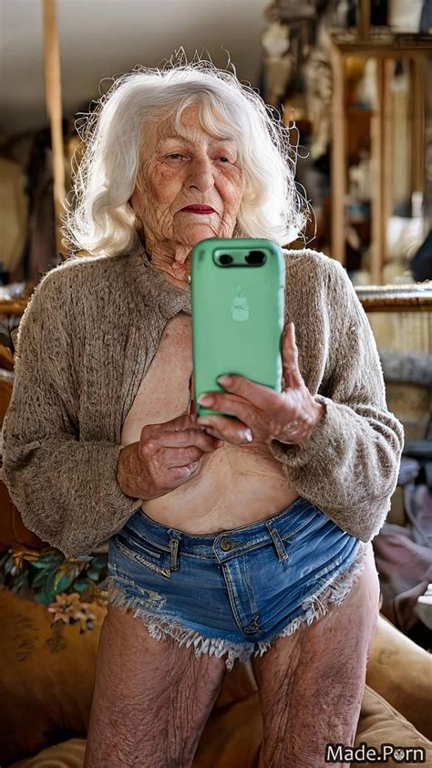 Sex Porn Selfie Daisy Dukes Indoors Slutty Blonde Long Hair Granny Photo