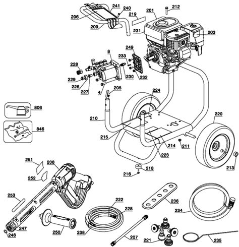 Dewalt Dpd3300 Pressure Washer Type 1 Parts And Accessories At