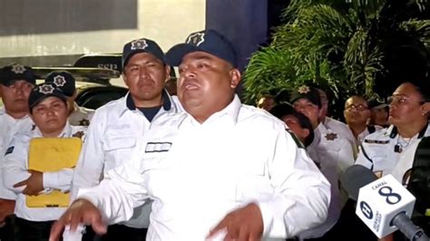 Policías de Campeche piden apoyo a colegas en su protesta El Heraldo