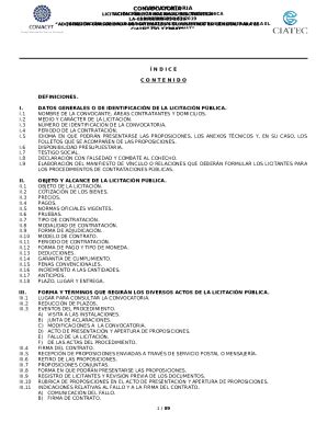 Convocatoria A La Licitacin Pblica Nacional Electrnica LA Doc