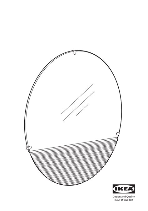 Manual IKEA SKOGSGRANSEN Mirror