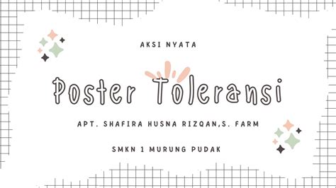 AKSI NYATA Topik Tiga Dosa Pendidikan Intoleransi Membuat Poster