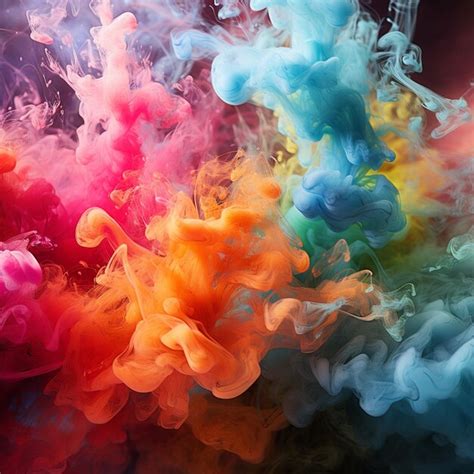 Premium Photo Multi Colored Smoke