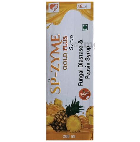 Sp Zyme Gold Plus Syrup Sugar Free Buy Bottle Of Ml Syrup At