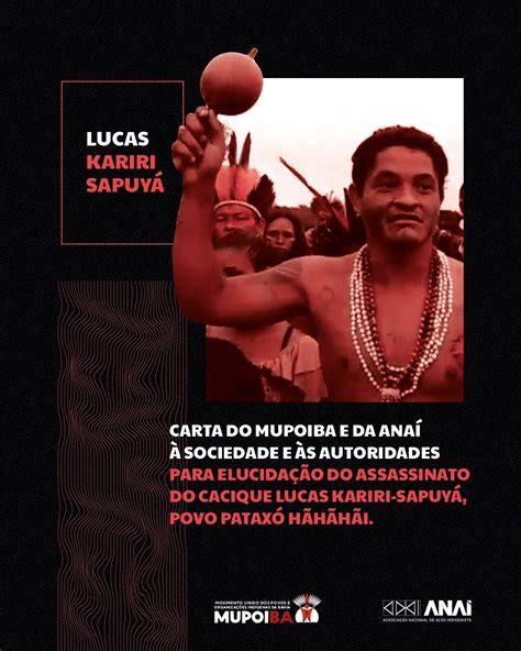 Carta Do Mupoiba E Da Ana Sociedade E S Autoridades Para Elucida O