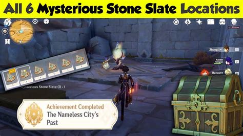 All 6 Mysterious Stone Slate Locations The Nameless City Past