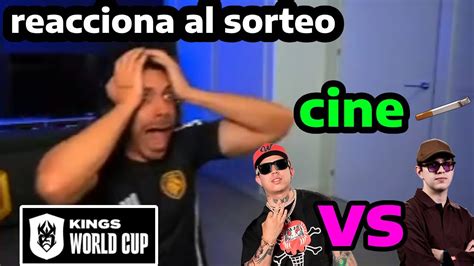 Djmariio Reacciona Al Sorteo Del Mundial Kings League World Cup Youtube