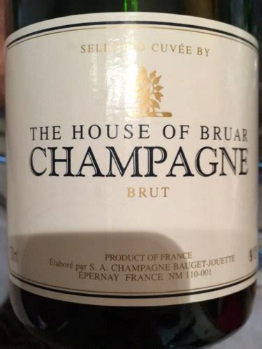 Bauget Jouette The House Of Bruar Brut Champagne Vivino Us