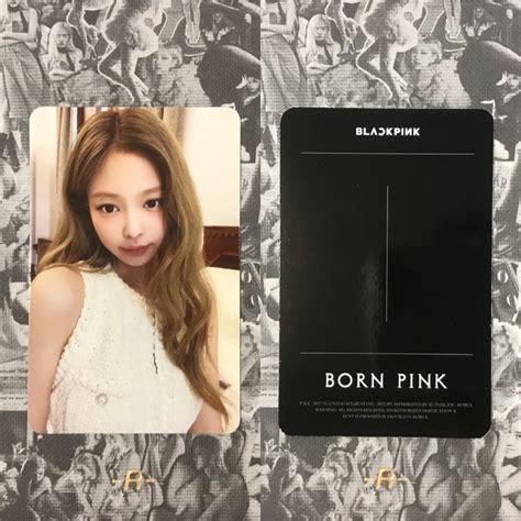 [official Toploader]blackpink Jennie Card Jennie Trong Album Born Pink