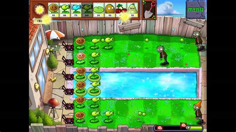 Plants Vs Zombies Level Walkthrough Youtube