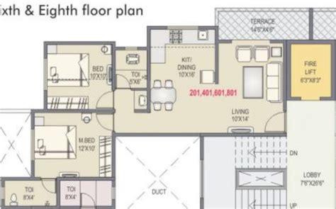 Sq Ft Bhk T Apartment For Sale In Rk Lunkad Housing Company