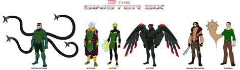 Marvel The Sinister Six 2018 By Hewytoonmore On Deviantart