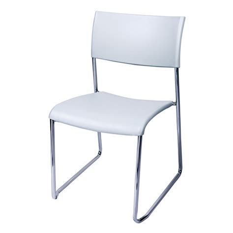 Stackable Impact Resistance Training Room Chairs With Square Backrest