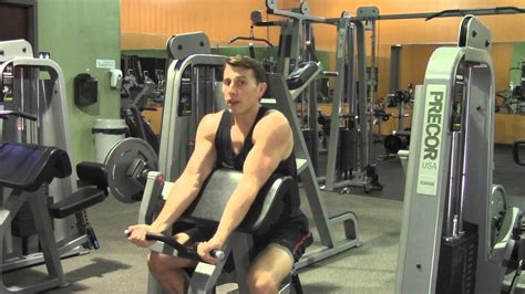 Preacher Curl Machine Or Biceps Curl Machine Hasfit Machine Exercises