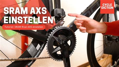 SRAM Rival AXS Einstellen Einstellung Am Rad Ohne App Umwerfer Und