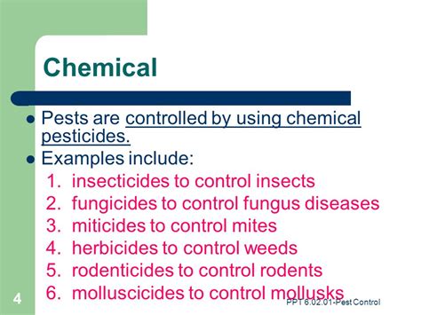 Chemical Pesticides Examples