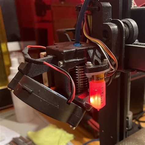 Lk4pro X Carriage E3d V6 Hotend And Bltouch Prusa Mk3s Style Updated