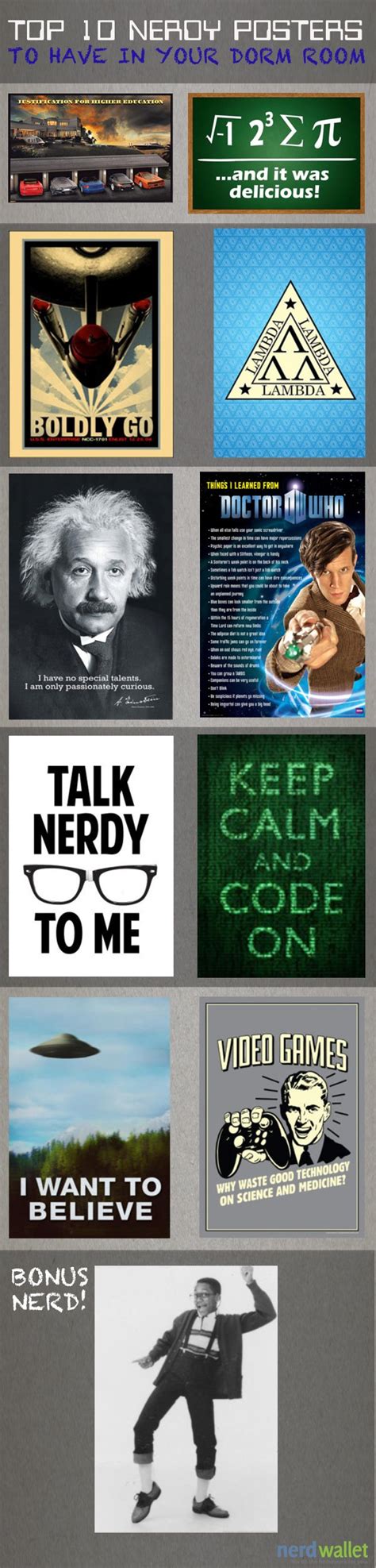 Top 10 Nerdy Posters To Have In Your Dorm Room Nerdwallet