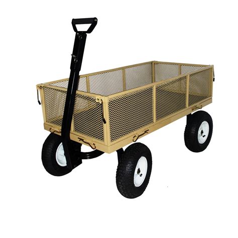 Shop Blue Hawk 6-cu ft Steel Yard Cart at Lowes.com