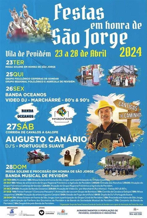 Festas Em Honra De S O Jorge Pevid M