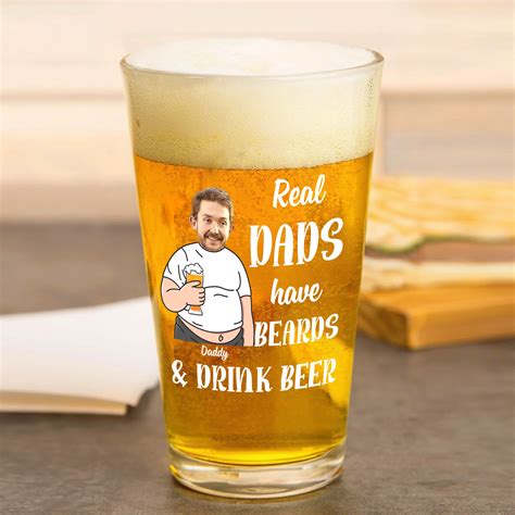 Photo Beer Glass Real Dad Have Beards And Drink Beer Father S Day