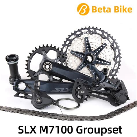 Shimano Slx M7100 12 Speed Groupset Kits Gatilho Desviador Traseiro