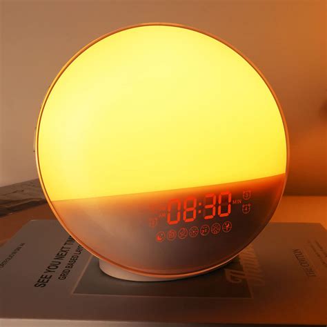 Buy Sunrise Alarm Clock For Heavy Ers Wake Up Light With Sunrise