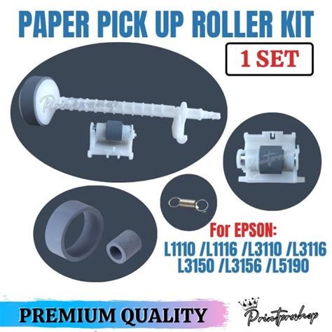 1set Paper Pickup Roller Kit For Epson L3110 L3116 L3115 L3118 L3119