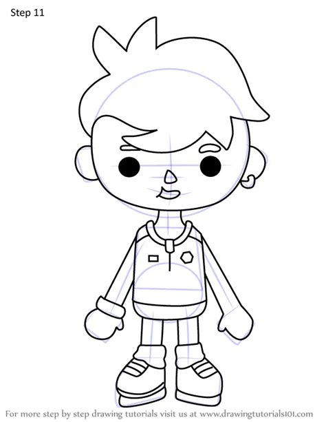 How To Draw Edwin From Toca Life World Toca Life World Step By Step